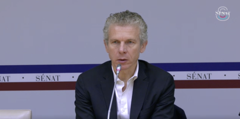 Gilles Babinet, auditionné par la délégation sénatoriale à la prospective (© Sénat)