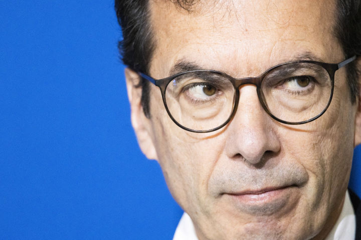 Jean-Pierre Farandou, ministre du Travail - Photo par QUENTIN DE GROEVE / HANS LUCAS / HANS LUCAS VIA AFP