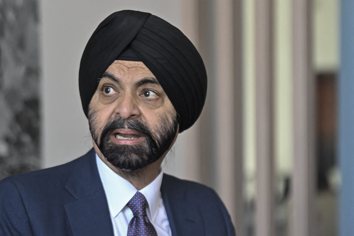 Ajay Banga, président de la Banque mondiale - Tony KARUMBA / AFP