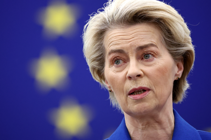 Ursurla von der Leyen (Photo by FREDERICK FLORIN / AFP)