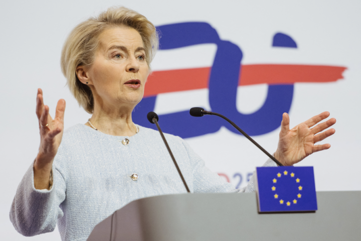 Ursula von der Leyen, présidente de la Commission européenne - Bartosz Banka / AFP