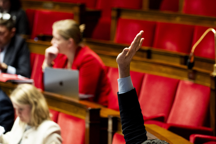 Assemblée nationale (Photo by Magali Cohen / Hans Lucas via AFP)