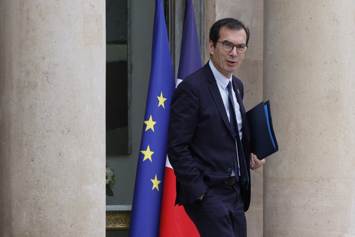 Jean-Pierre Farandou, Ministre du Travail et des Solidarités - GEOFFROY VAN DER HASSELT / AFP