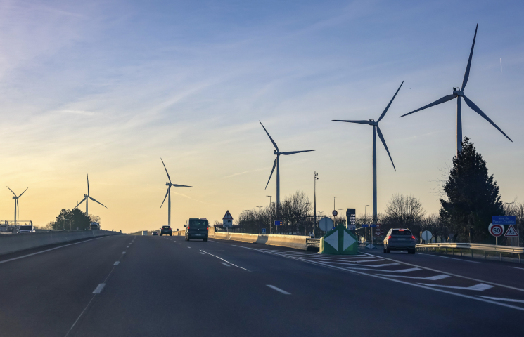 Eoliennes. Laurent GRANDGUILLOT/REA