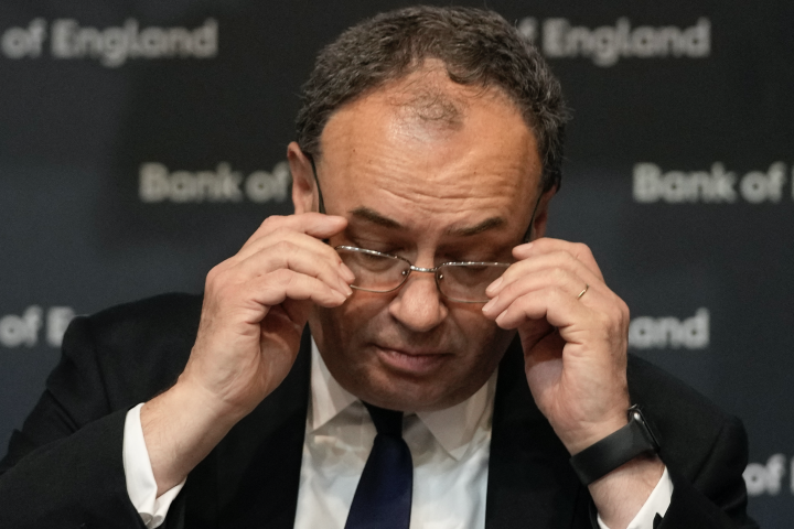 Andrew Bailey, gouverneur de la Banque d'Angleterre - WPA POOL / GETTY IMAGES EUROPE / Getty Images via AFP