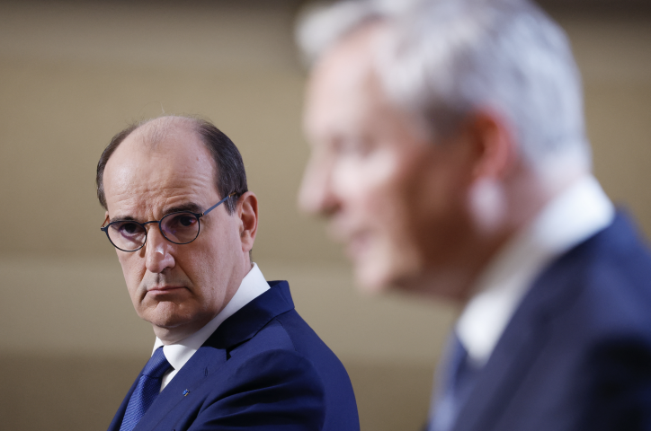 Jean Castex, Premier ministre et Bruno Le Maire, ministre de l'Economie, des Finances et de la Relance - THOMAS SAMSON / AFP