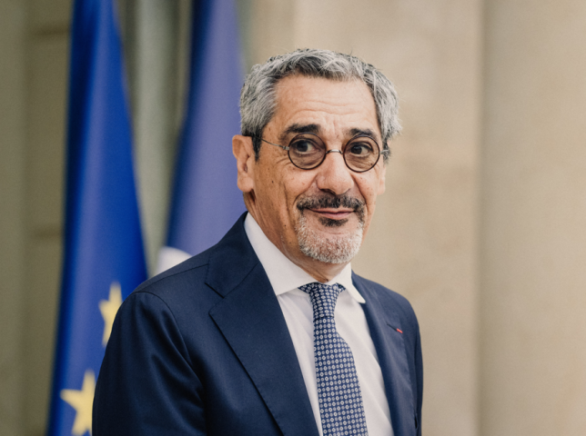 Serge Papin, ministre des Petites et moyennes entreprises, du Commerce, de l’Artisanat, du Tourisme et du Pouvoir d’achat - Photo par BASTIEN OHIER / HANS LUCAS / HANS LUCAS VIA AFP