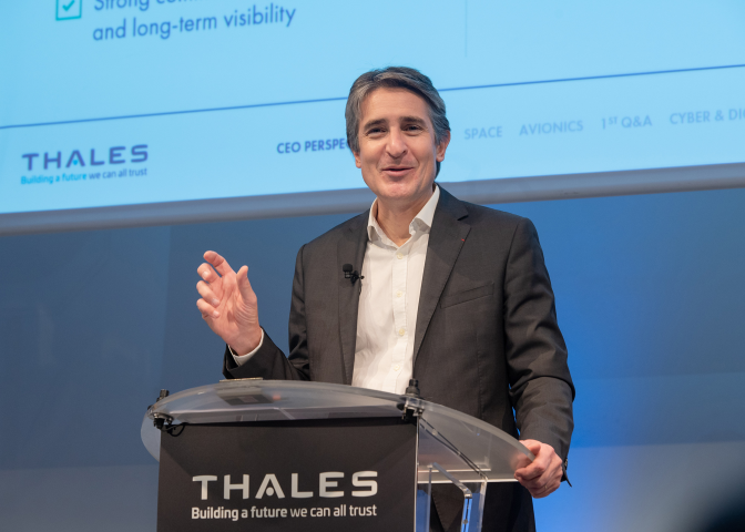 Patrice Caine, président-directeur général de Thales (crédits Thales) 