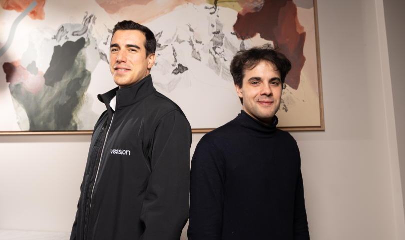 Benoit Koenig (gauche) et Thibault David (droite), co-fondateurs de Veesion. Crédits : Founders Future