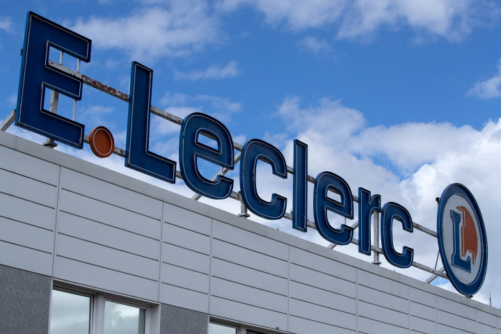 Supermarchés Leclerc (©Photo by JOEL SAGET / AFP)