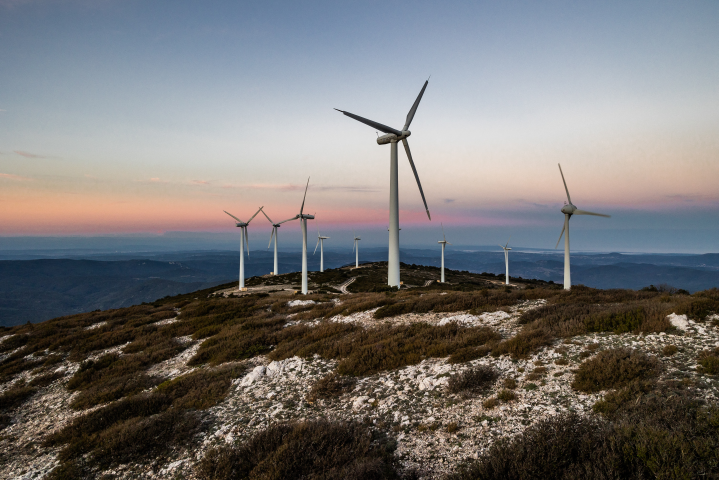 Eoliennes dans l'Aude - JC MILHET / Hans Lucas / Hans Lucas via AFP