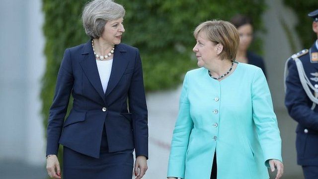 Angela Merkel et Theresa May