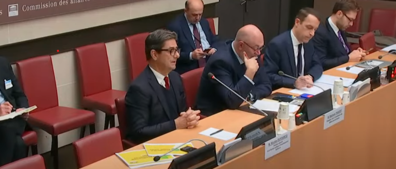 Nicolas Dufourcq, commission des affaires économiques de l'Assemblée nationale le 17/12. Crédits : Assemblée nationale
