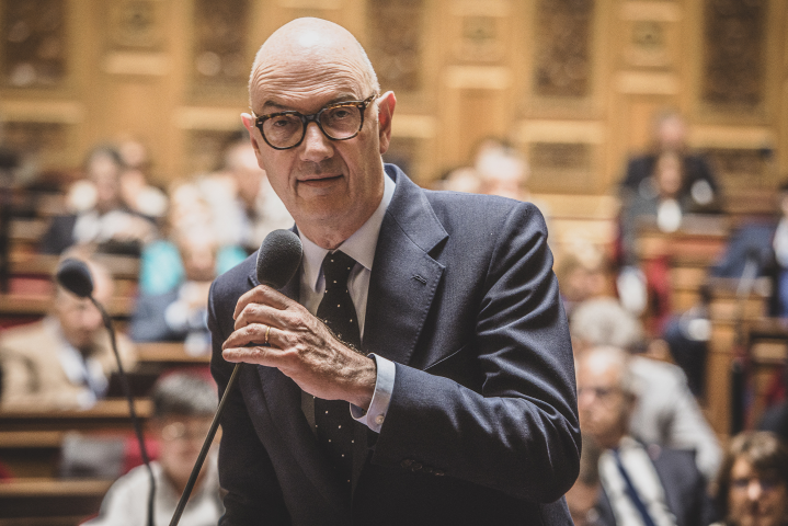Roland Lescure, ministre de l'Economie et des Finances - Photo par DANIEL PERRON / HANS LUCAS / HANS LUCAS VIA AFP