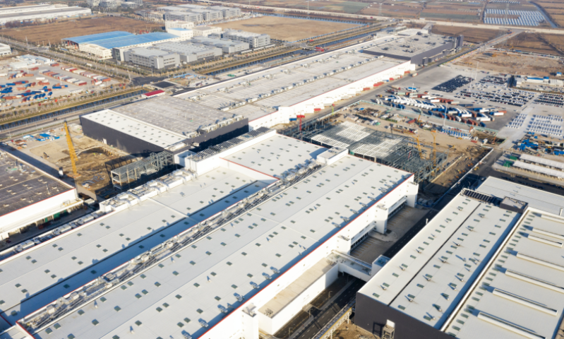 Usine Tesla à Shanghai - Stringer / Imaginechina via AFP