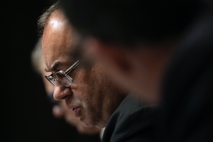 Andrew Bailey, gouverneur de la Banque d'Angleterre - WPA POOL / GETTY IMAGES EUROPE / Getty Images via AFP