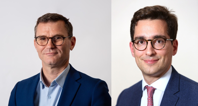 Jean‑Marie Passelande (à gauche) et Guillaume Silvy‑Leligois, respectivement nommé président et directeur général délégué de BPCE Partenaire Conseil