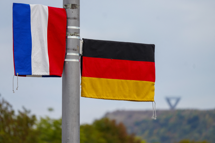 Allemagne et France. Photo par ANDREAS SCHLICHTER / AFP