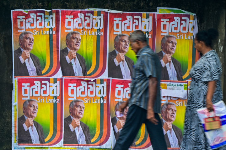 Election présidentielle au Sri Lanka. Photo by Ishara S. KODIKARA / AFP