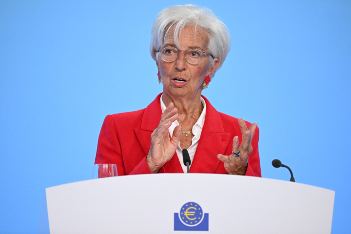 Christine Lagarde, présidente de la Banque centrale européenne - Kirill KUDRYAVTSEV / AFP
