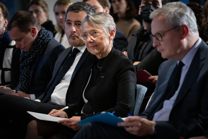 Elisabeth Borne, Premier ministre ( Eric TSCHAEN/REA)