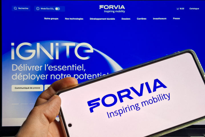 Forvia enclenche Ignite avec la cession de son activité Intérieurs. (Photo by Riccardo Milani / Hans Lucas / Hans Lucas via AFP)