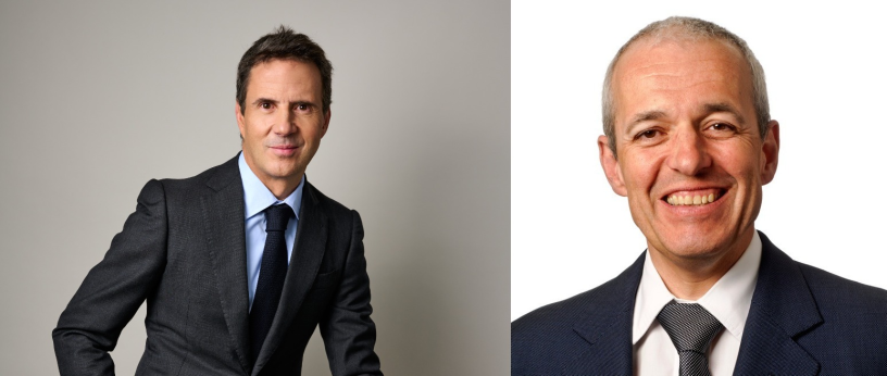 Ian Gallienne, le président de GBL, et Johannes Huth, le directeur général