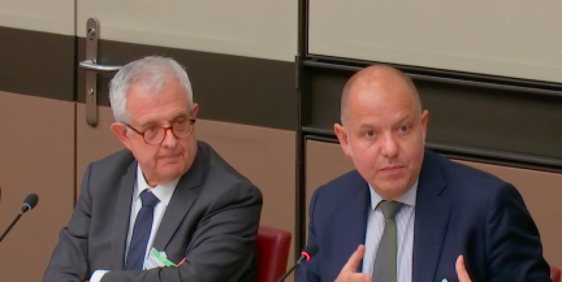 Xavier Musca et Henri Marcoux (Assemblée nationale)