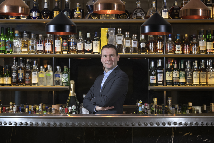 Alexandre Ricard, président-directeur général de Pernod Ricard (Photo by JOEL SAGET / AFP)