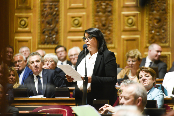 Anne-Sophie Romagny  (Photo by Magali Cohen / Hans Lucas via AFP)