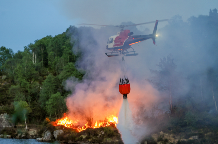 Incendie. Silje Katrine Robinson / NTB / NTB via AFP