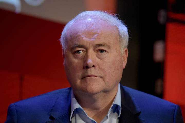 Jean-Marc Chery, le directeur général de STMicroelectronics, pourrait rester un an de plus à la tête du groupe (Photo by ERIC PIERMONT / AFP)
