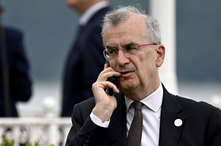 François Villeroy de Galhau, gouverneur de la Banque de France. GABRIEL BOUYS / AFP