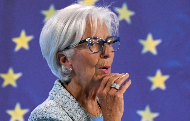 Christine Lagarde, présidente de la Banque centrale européenne - KIRILL KUDRYAVTSEV / AFP
