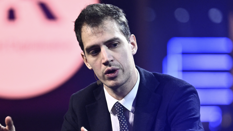 Arthur Mensch, co-fondateur et CEO de Mistral - Photo : Henrik Montgomery / TT / Code 10060 (Photo de HENRIK MONTGOMERY / TT NEWS AGENCY / TT News Agency via AFP)