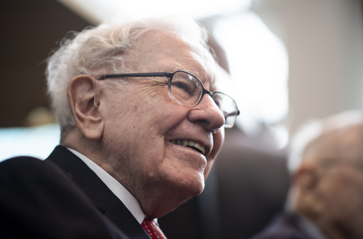 Warren Buffett (Photo by Johannes EISELE / AFP)