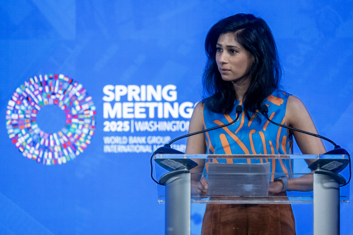 Gita Gopinath, première directrice générale adjointe - Jim WATSON / AFP