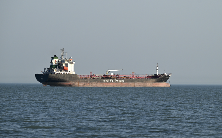 Tanker irakien transportant du pétrole. Hussein FALEH / AFP