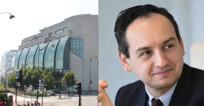 Ipsos, Alexandre Boissy. Crédits : Ipsos et photo issue de LinkedIn