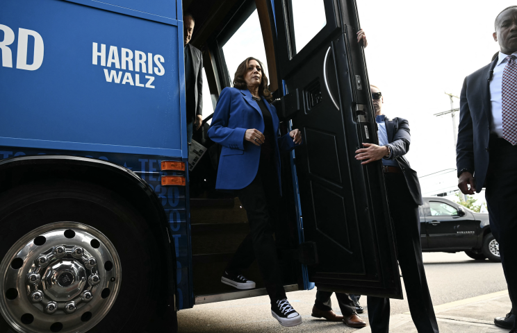 Kamala Harris. Photo by ANGELA WEISS / AFP