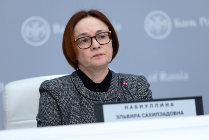 Elvira Nabioullina, gouverneure de la Banque de Russie - Russian Central Bank / Sputnik via AFP