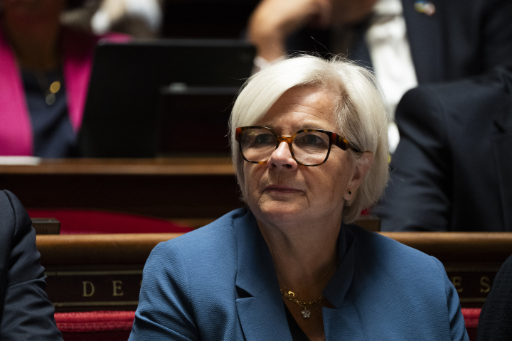Catherine Vautrin, ministre du Travail et de la Santé - Magali Cohen / Hans Lucas via AFP