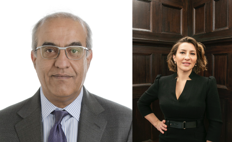 Mahmood Pradhan et Anna Rosenberg (©Amundi)