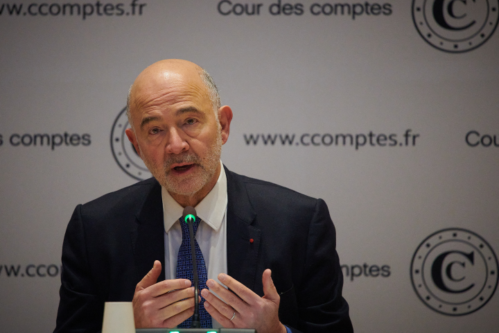 Pierre Moscovici - Valentin Faivre / Hans Lucas / Hans Lucas via AFP