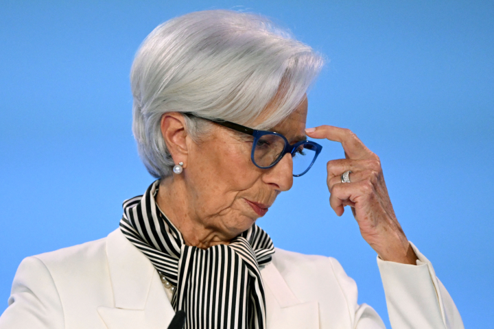 Christine Lagarde, présidente de la Banque centrale européenne - Kirill KUDRYAVTSEV / AFP

