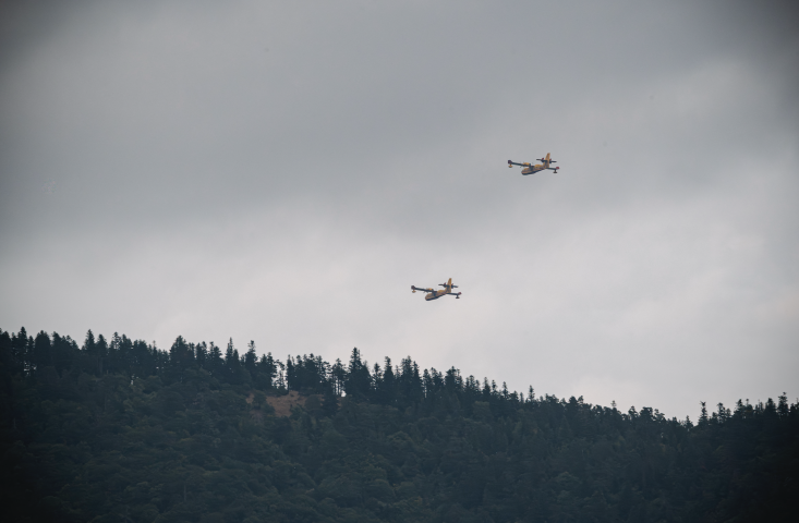 Incendie. Photo by Samuel Boivin / NurPhoto / NurPhoto via AFP