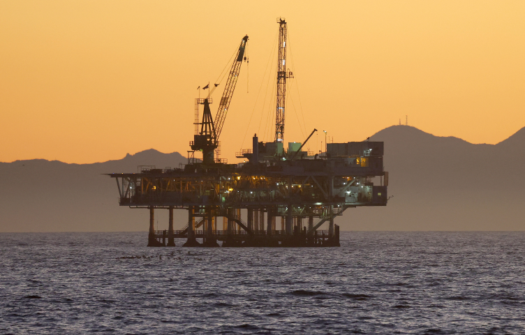 Plateforme pétrolière.  Getty Images via AFP