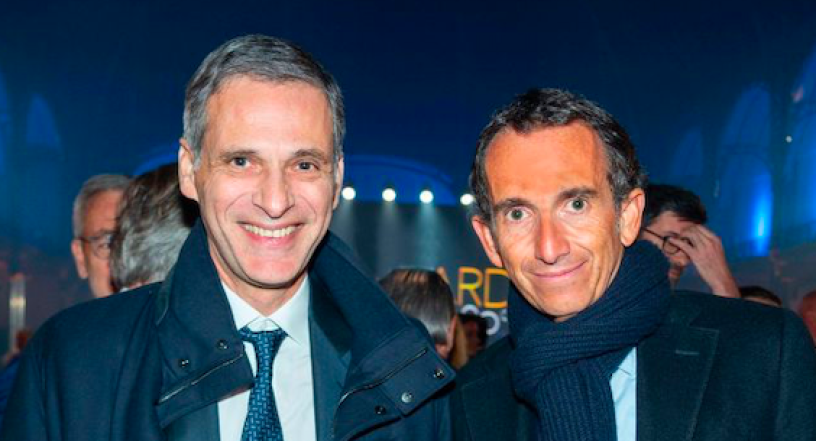 Rodolphe Saadé et Alexandre Bompard (©Carrefour)