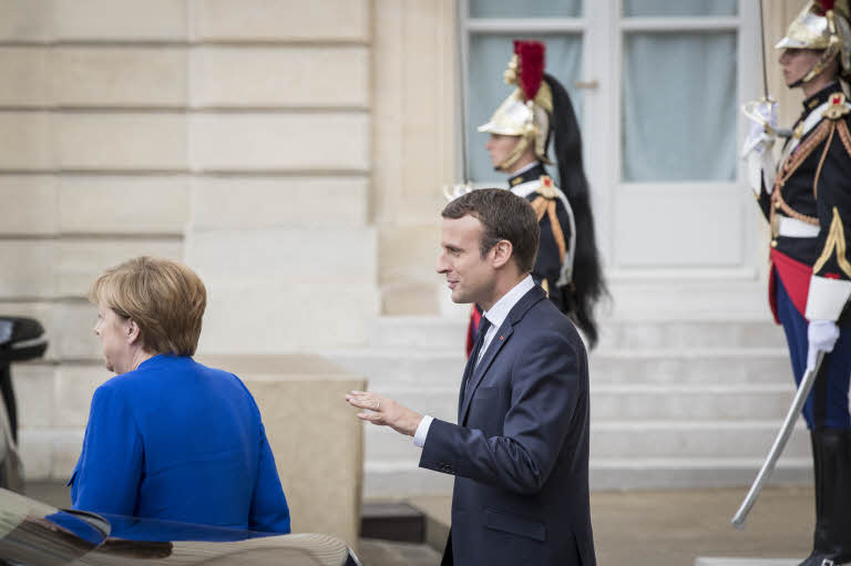 Angela Merkel - Emmanuel Macron