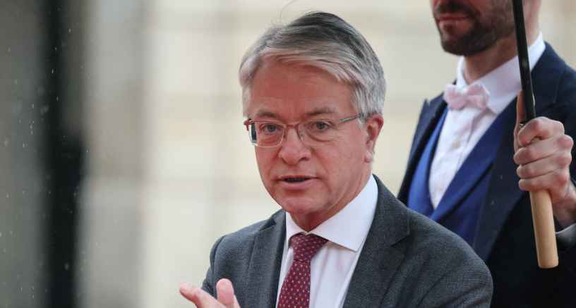 Jean-Laurent Bonnafé, administrateur directeur général du groupe BNP Paribas (Photo by Ludovic MARIN / AFP)